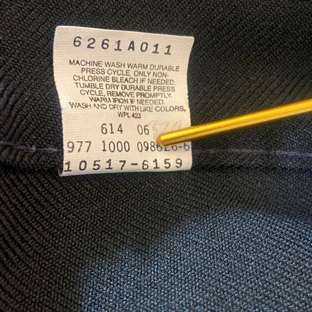 Levi's Black Pants Dress Men’s with Copped Button Size 40 Jeans